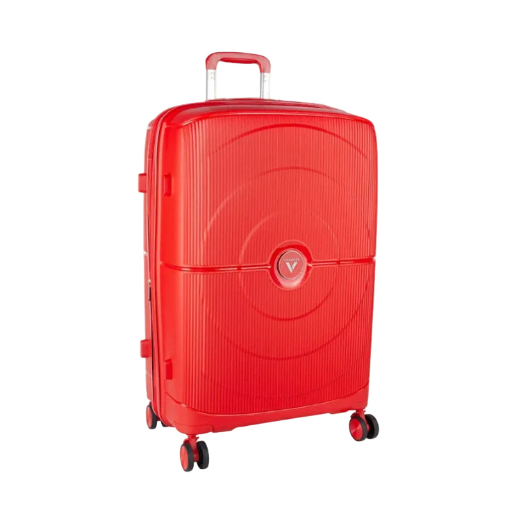 Voyager Aeon Carry On 4 Wheel Trolley Case-Crimson Red 360509