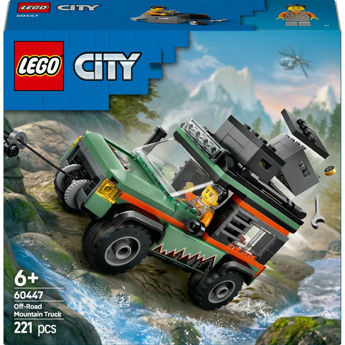 LEGO® City Off-Road 4x4 Mountain Truck Adventure Toy 60447