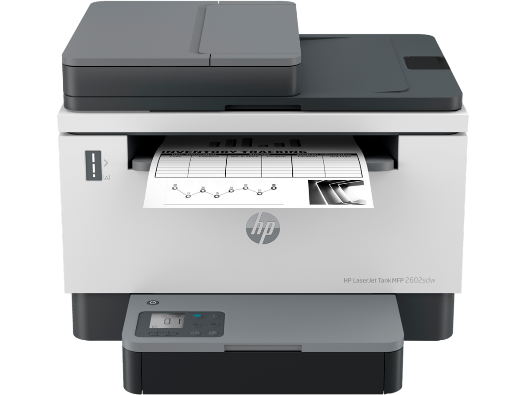 HP LaserJet Tank MFP 2602sdw Mono A4 Duplex Laser Printer 2R7F5A.