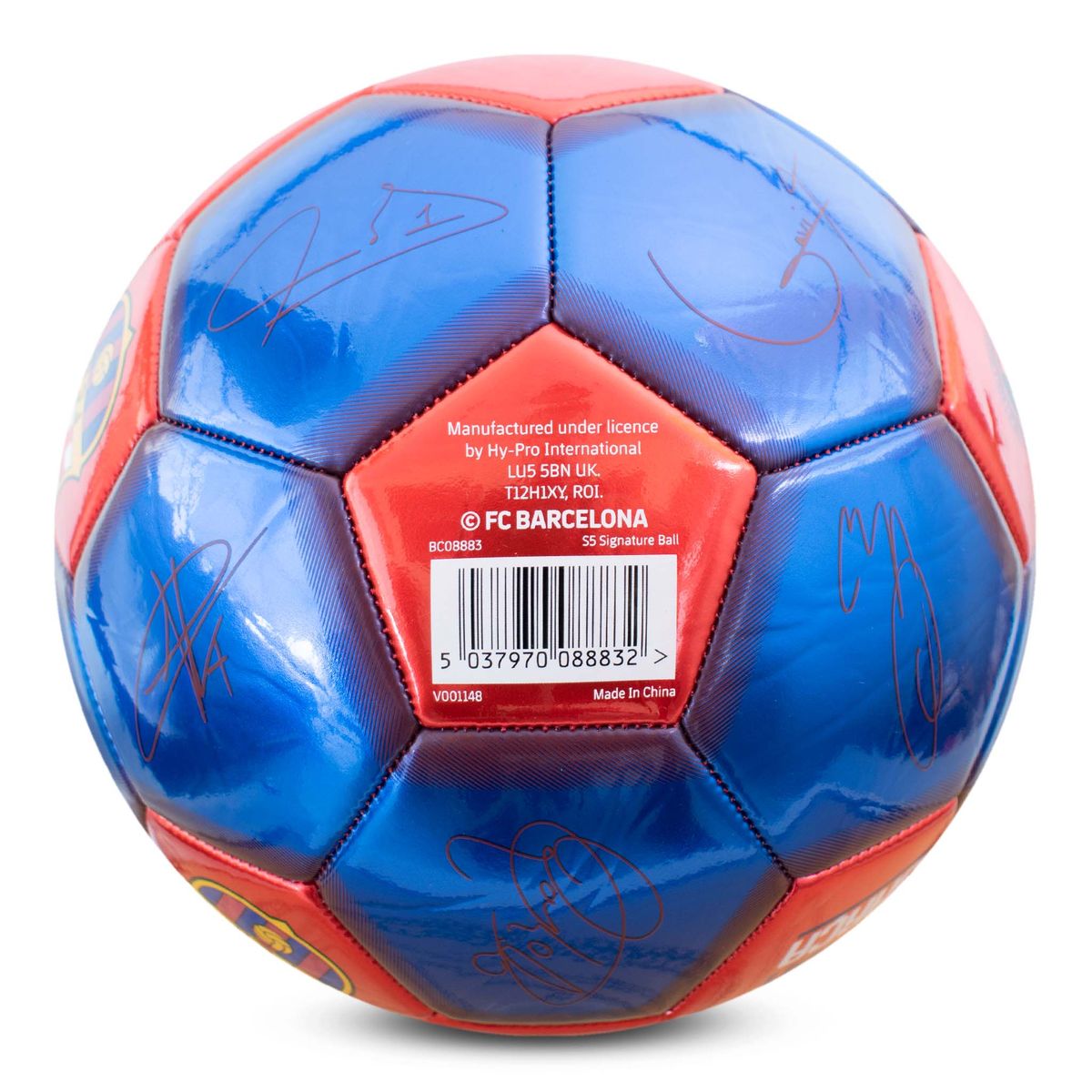 Metallic Signature Barcelona Size 5 Football HY-BC0888