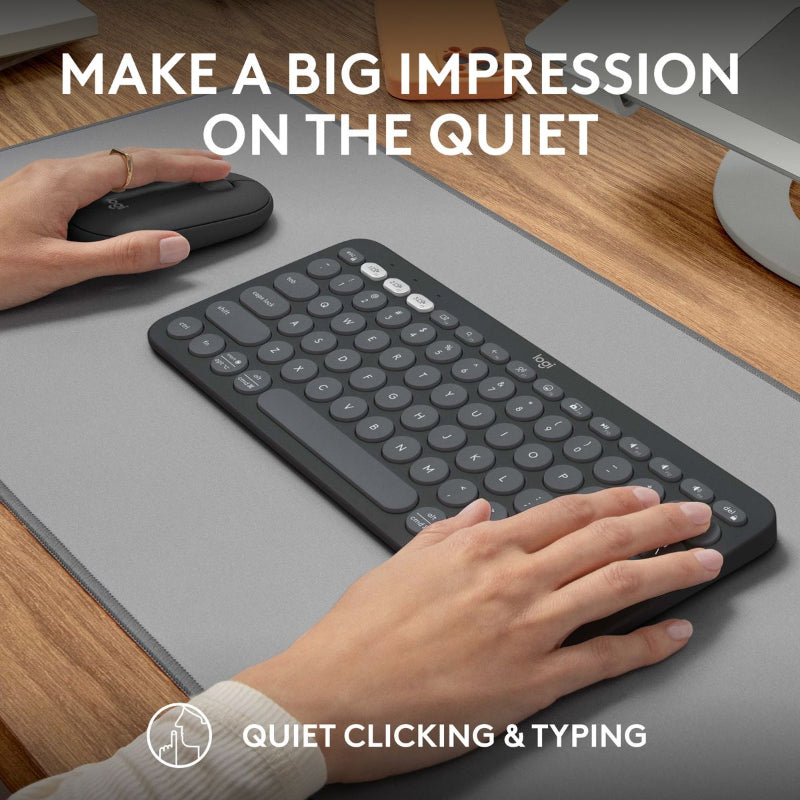 Logitech Pebble 2 Wireless Keyboard and Mouse combo.
