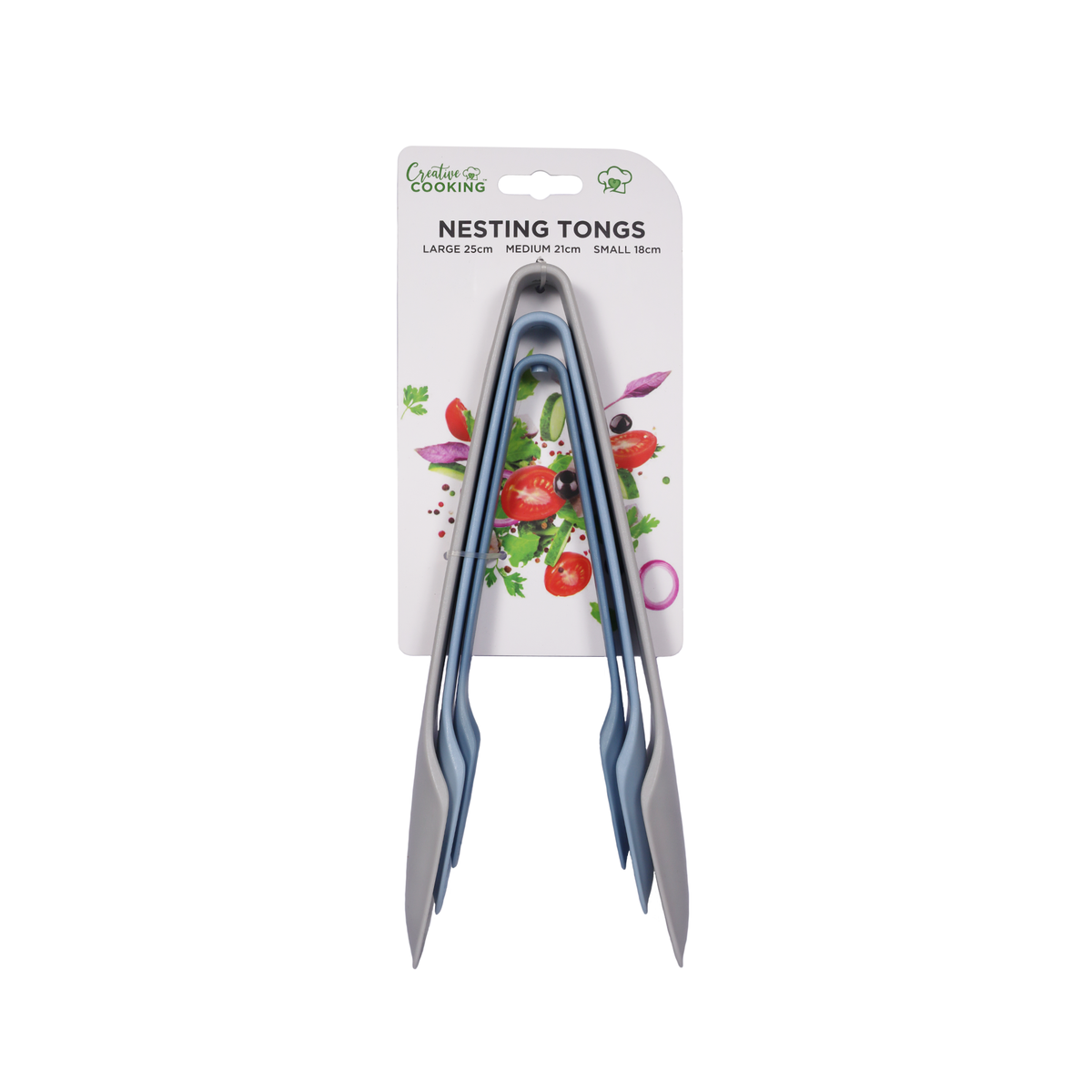 Creative Cooking Nesting Tongs Set of 3 CC-172.