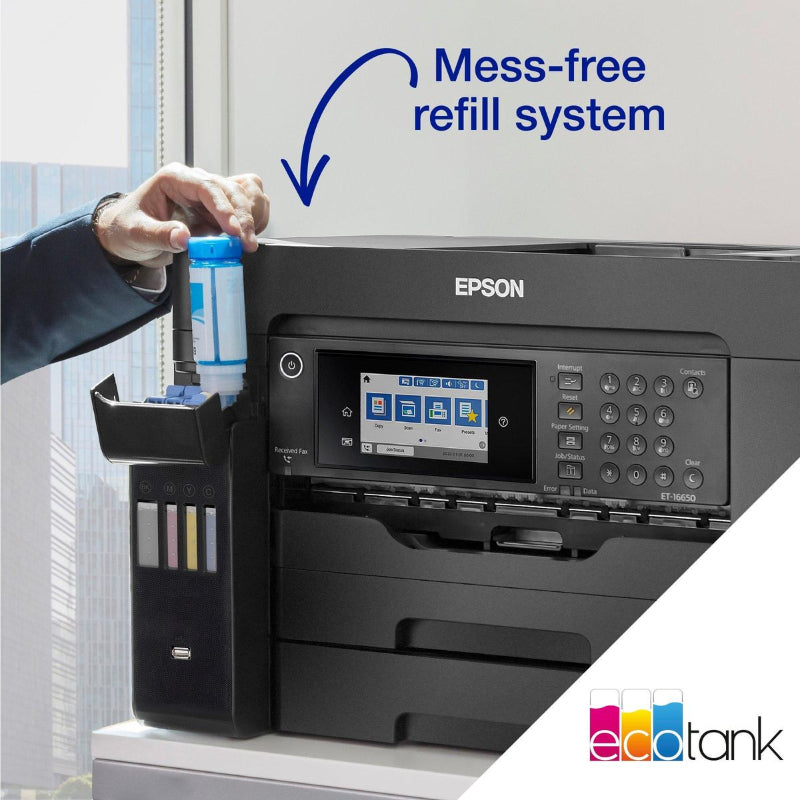 Epson L15160 EcoTank, A3, 4 in 1, Wi-Fi, ADF Double Sided Printing, Printer.