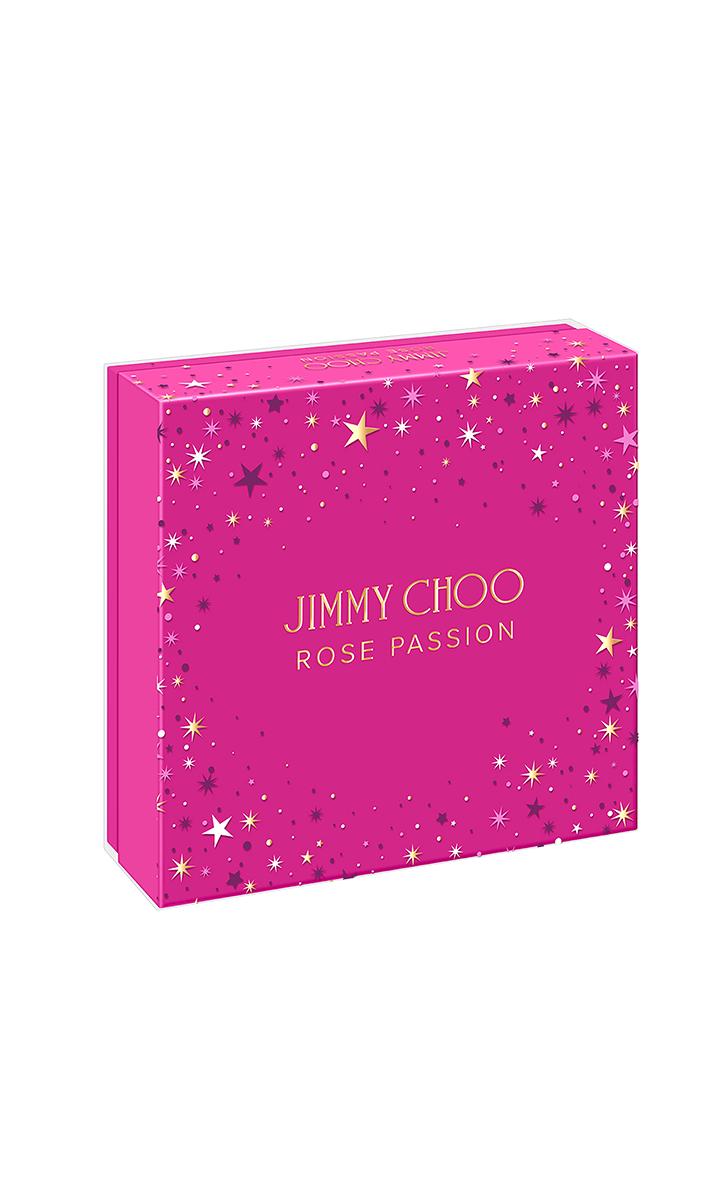 Jimmy Choo Rose Passion Gift Set 100ml Edp + 100ml Body Lotion + 7.5ml