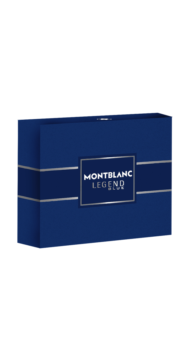 Montblanc Legend Blue Set 100ml Edp+7.5ml Travel Spray +100ml Shower Gel