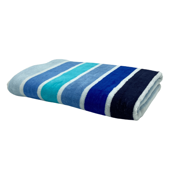 Bristol Beach Towel 80x160cm Palm Blue Horizon.