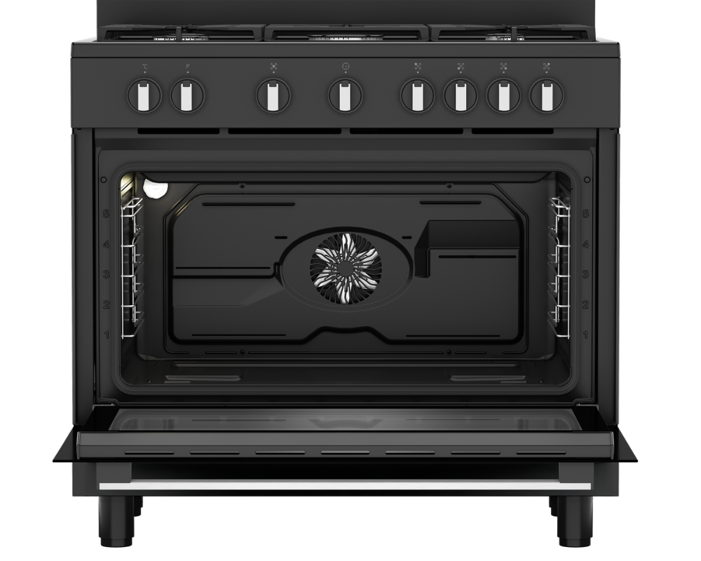 Defy DGS90GEBI 90cm Gas Electric Range Cooker Black