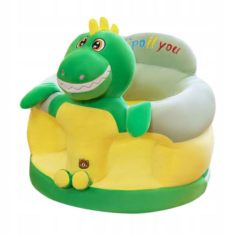 Baby Learning To Sit On Sofa Child Sofa Green/Yellow