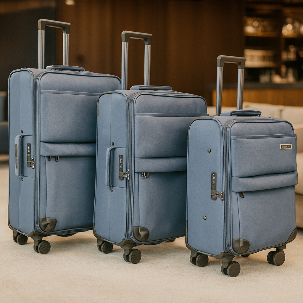 Evolution Antelope Nylon Trolley Case-Grey