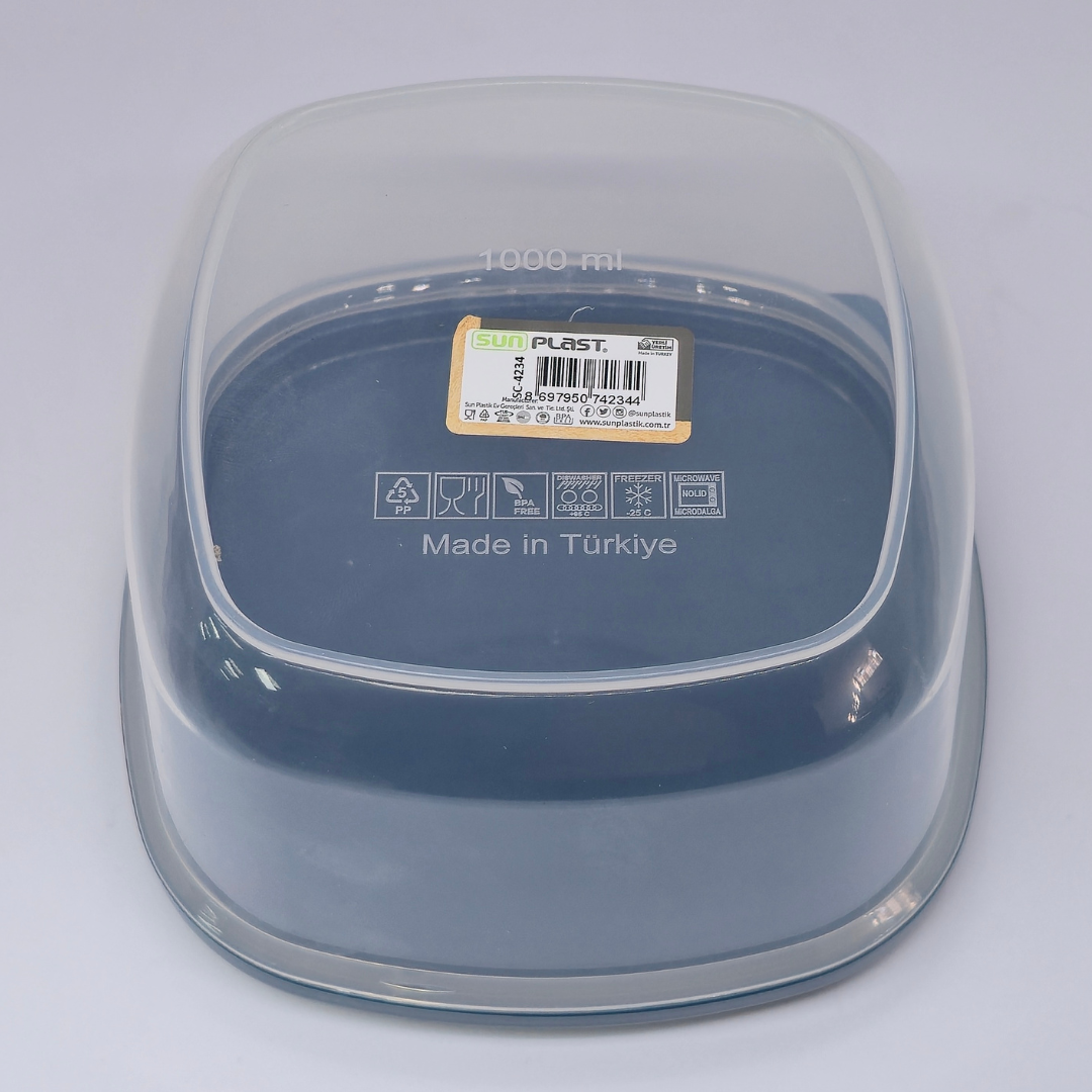 Sunplast Food Storage Container with Lid 1000ml-SC-4234