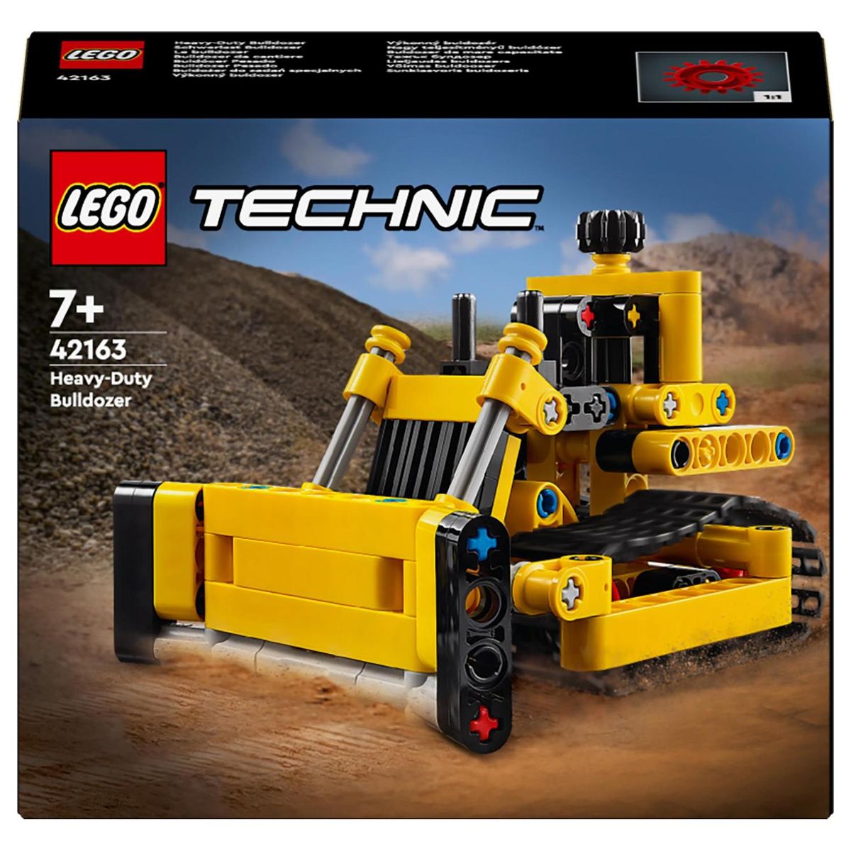 LEGO® Technic™ Heavy-Duty Bulldozer Building Toy Cars 195 Pieces 42163