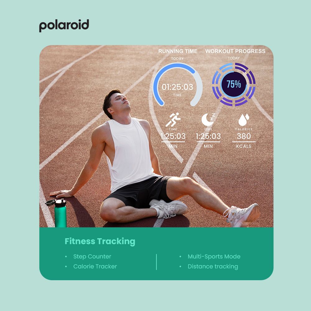 Polaroid Elite Smart Watch in Rose Gold (8020759871577)