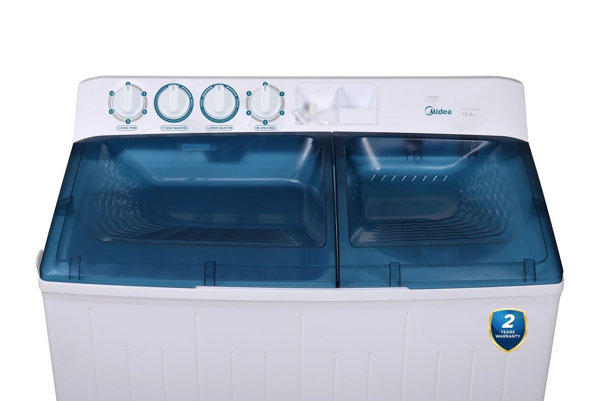 Midea 15kg Twin Tub Washing Machine KL15TTG1W.
