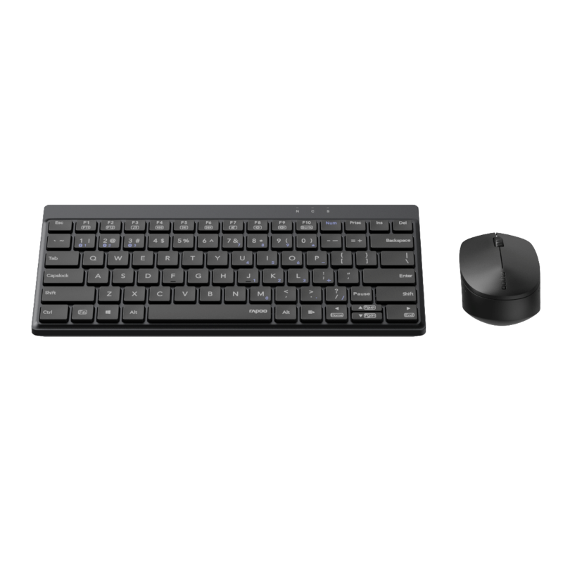 Rapoo 8000GT Multimode Wireless Keyboard and Mouse Combo.