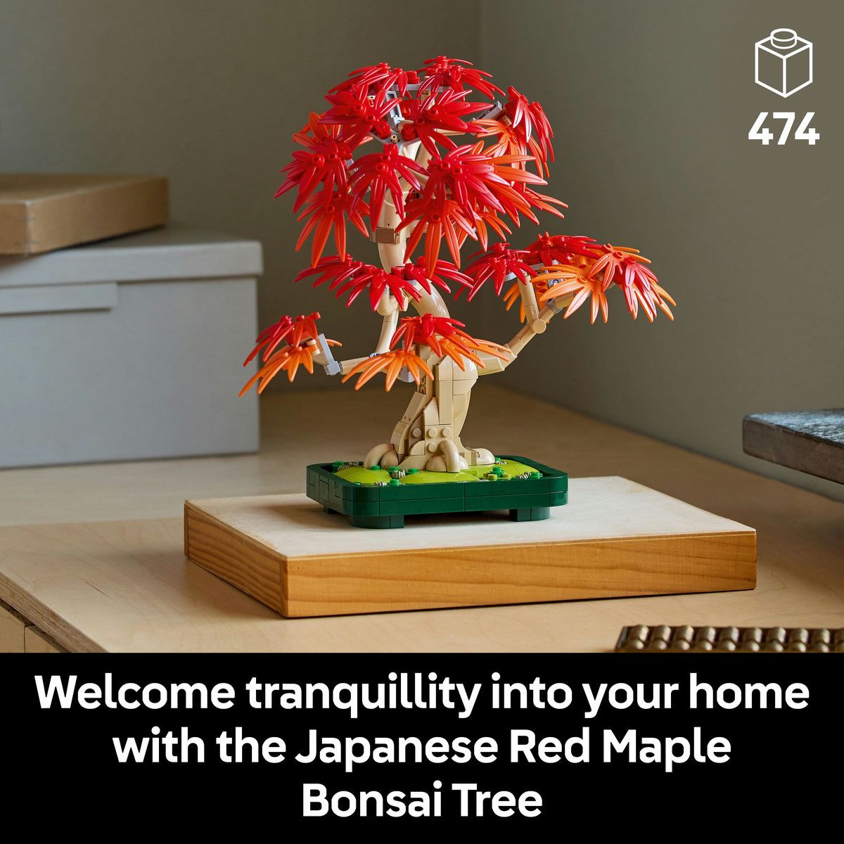 LEGO® Botanicals Japanese Red Maple Bonsai Tree Plant Decor 10348 - MHC World