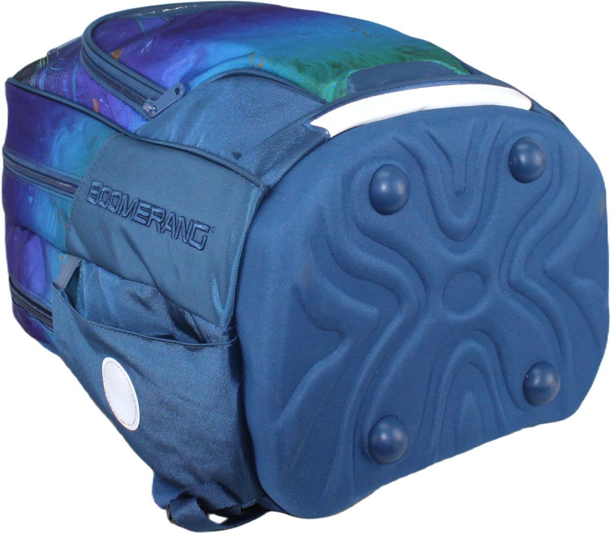 Boomerang School Bag Blue-purple  Backpack S-2090-04.