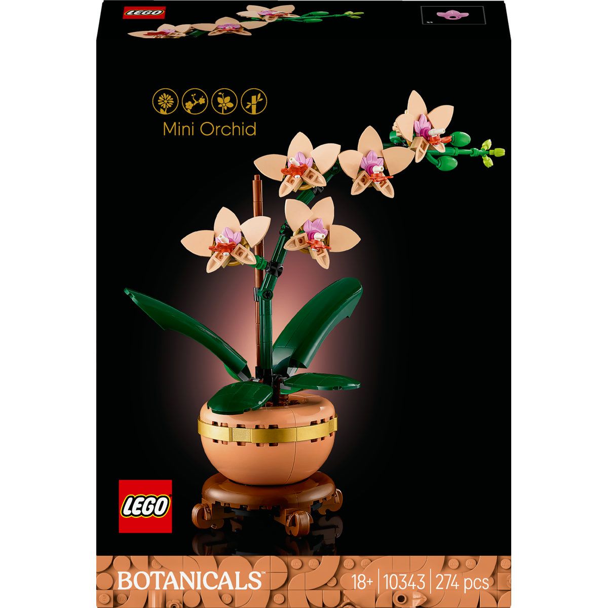 LEGO® Botanicals Mini Orchid Plant Gift 10343 - MHC World