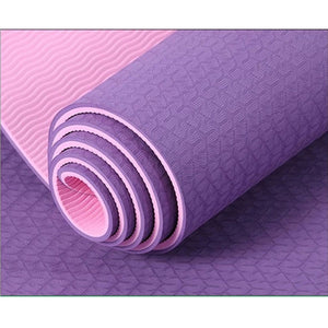 Eco-Friendly Non-Slip Yoga Mat 61x183cm 8mm