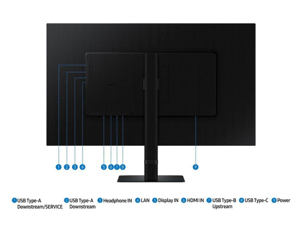 Samsung ViewFinity S8 32" 4K Ultra HD 5 ms Flat Monitor LS32D800UAUXEN.