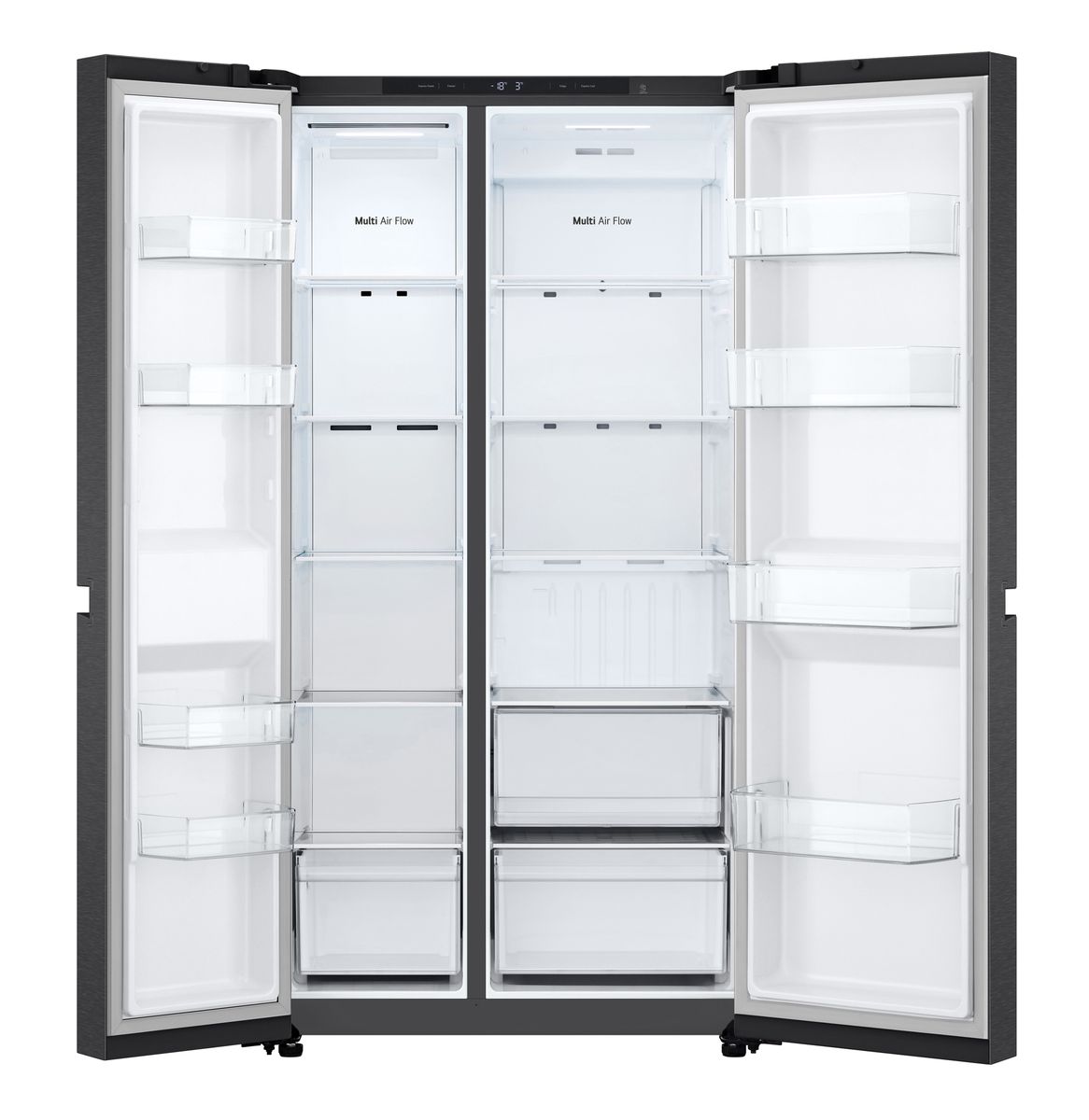 LG GC-B257KQJW Black 658L Side-by-Side Fridge with Linear Cooling A+ (8004857790553)