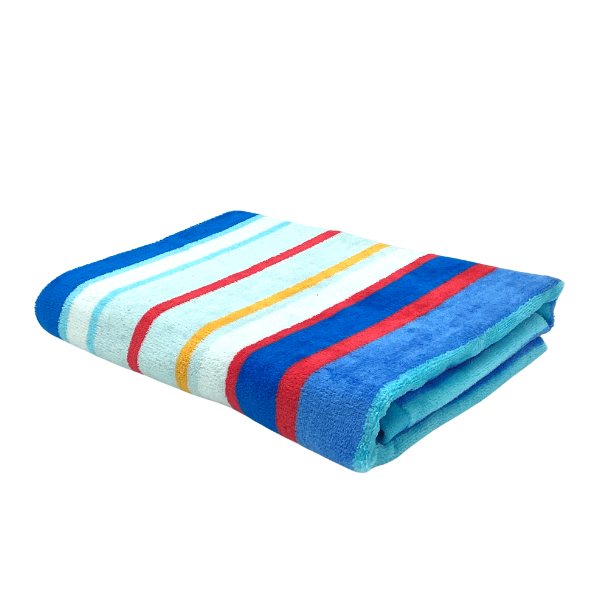 Bristol Beach Towel 80x160cm Palm Imperial Blue