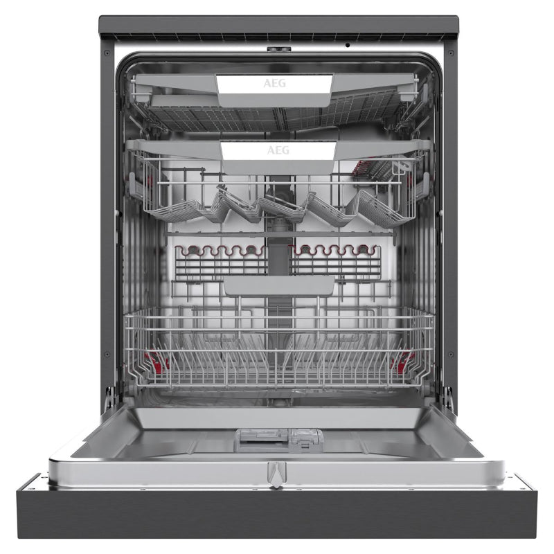 AEG 14 Place A++ Dishwasher - Black Stainless Finish AEGZA14DW1