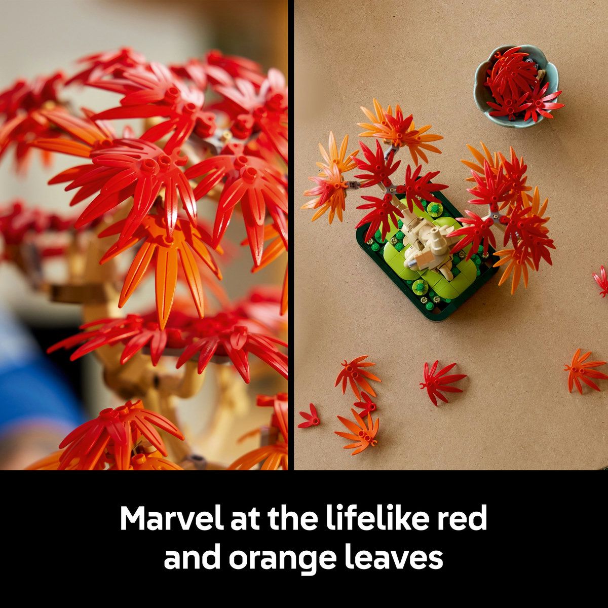 LEGO® Botanicals Japanese Red Maple Bonsai Tree Plant Decor 10348 - MHC World