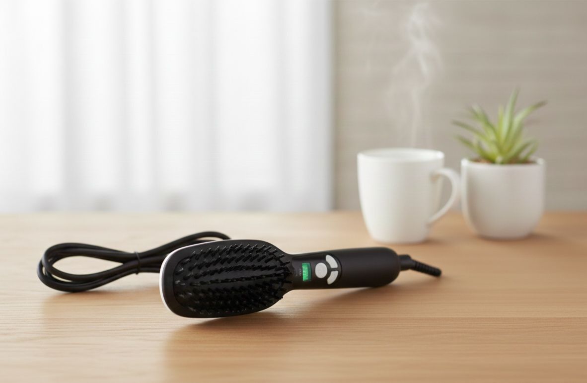 Sunbeam Heated Hair Straightener Brush SHBS-029.