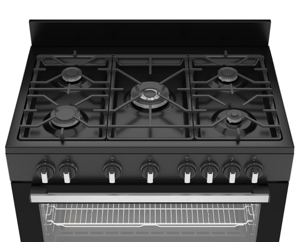 Defy DGS90GEBI 90cm Gas Electric Range Cooker Black