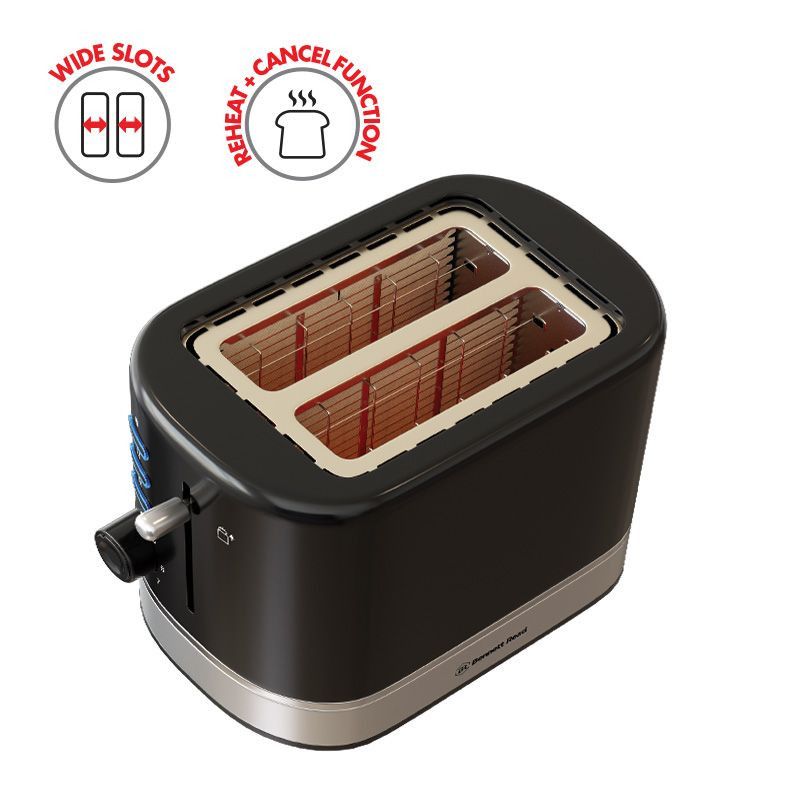 Bennett Read Eclipse 1.7L Kettle & Toaster Set Gloss Black Finish KBP109.