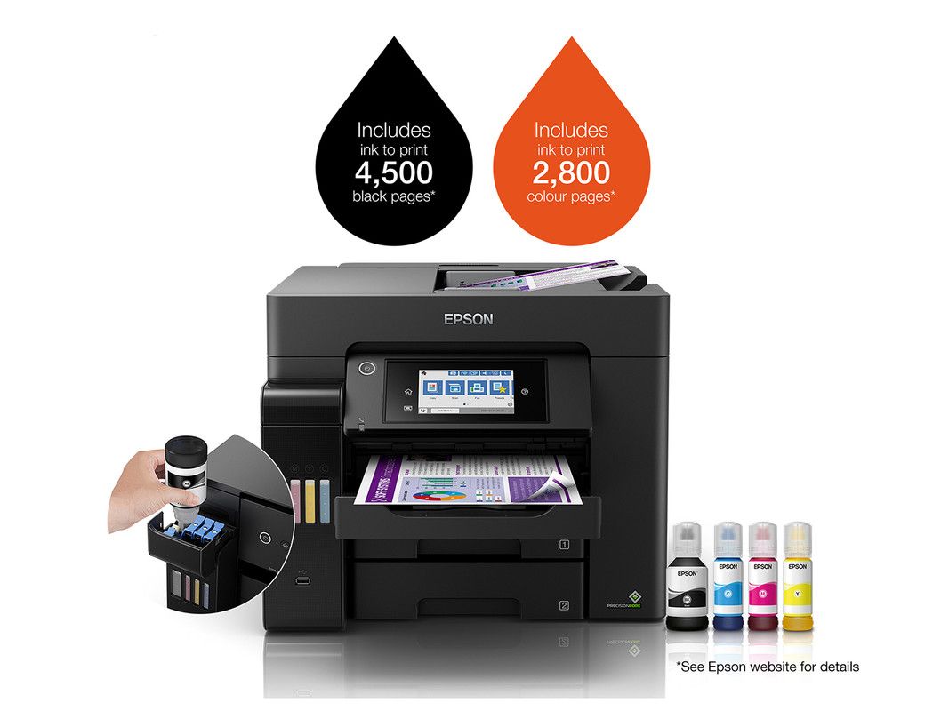 Epson L6570 EcoTank, A4, 4 in 1, Wi-Fi, ADF, Double Sided Printing, Printer.