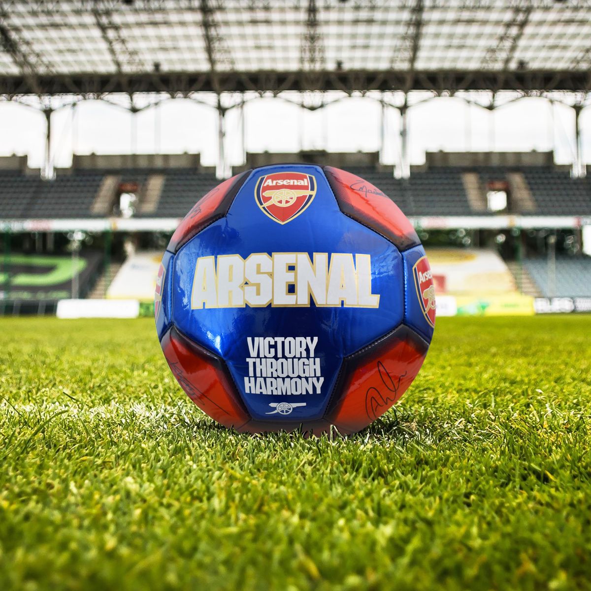 Metallic Signature Arsenal Size 5 Football HY-AR0888