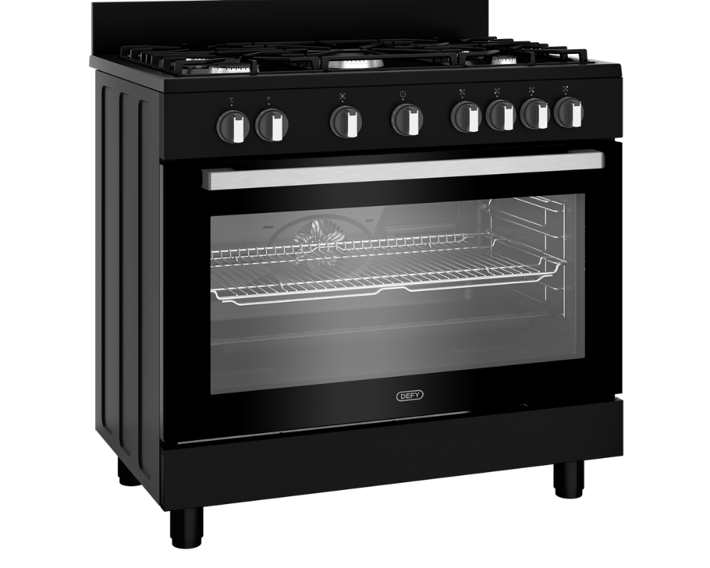 Defy DGS90GEBI 90cm Gas Electric Range Cooker Black