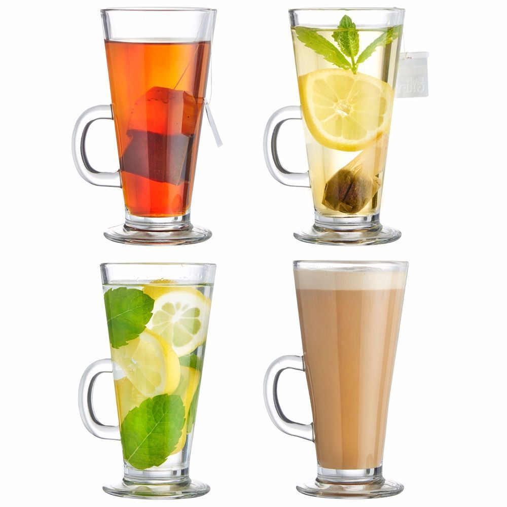 Laurel Clear Glass Mug 250ml Set of 6