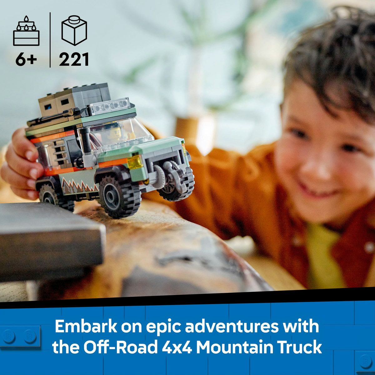 LEGO® City Off-Road 4x4 Mountain Truck Adventure Toy 60447