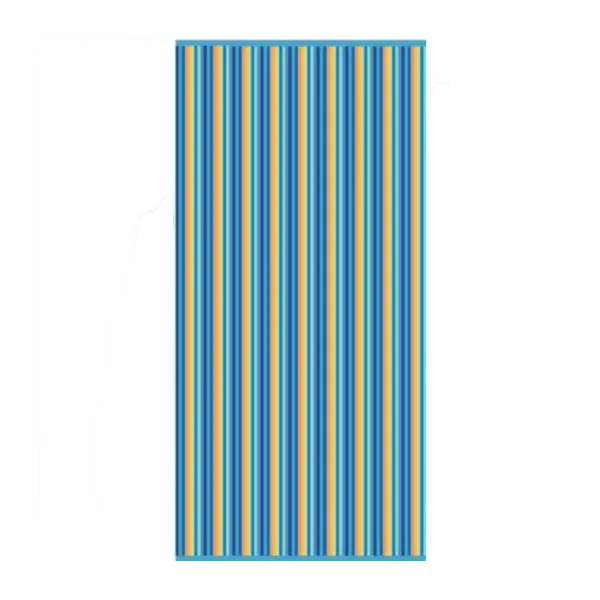 Bristol Beach Towel 80x160cm Palm Snorkel Blue