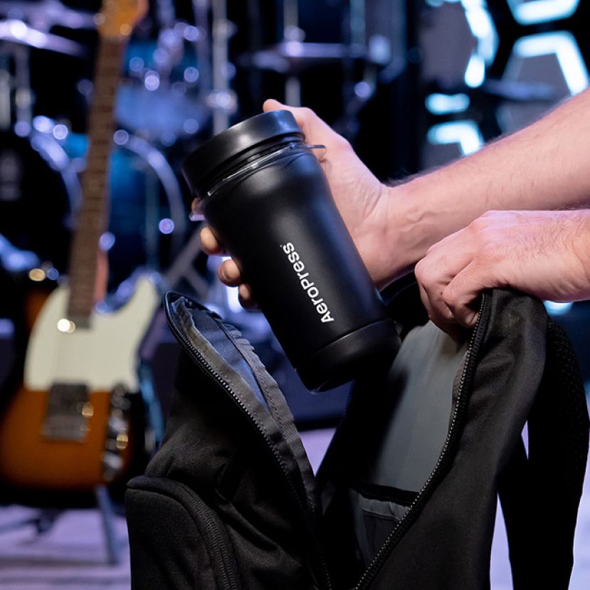 AeroPress Go Plus Travel Coffee Press Black 15PLCR05