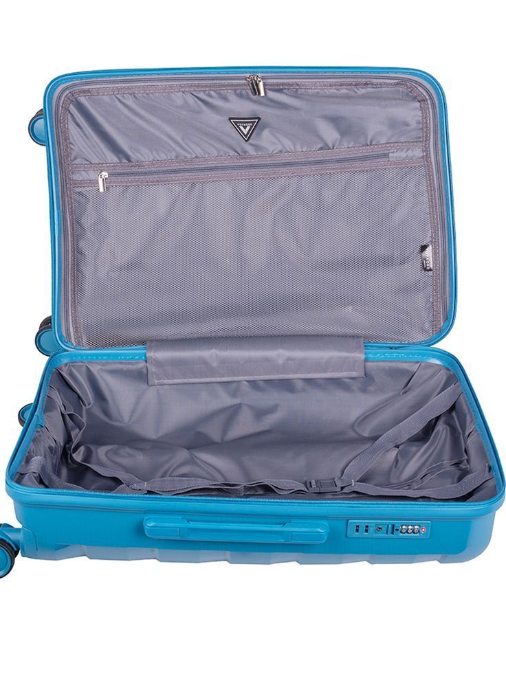 Voyager Pacific 4 Wheel Trolley Case -Blue