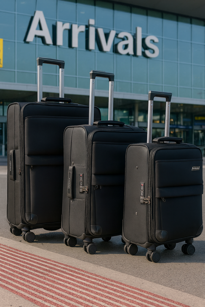 Evolution Antelope Nylon Trolley Case-Black