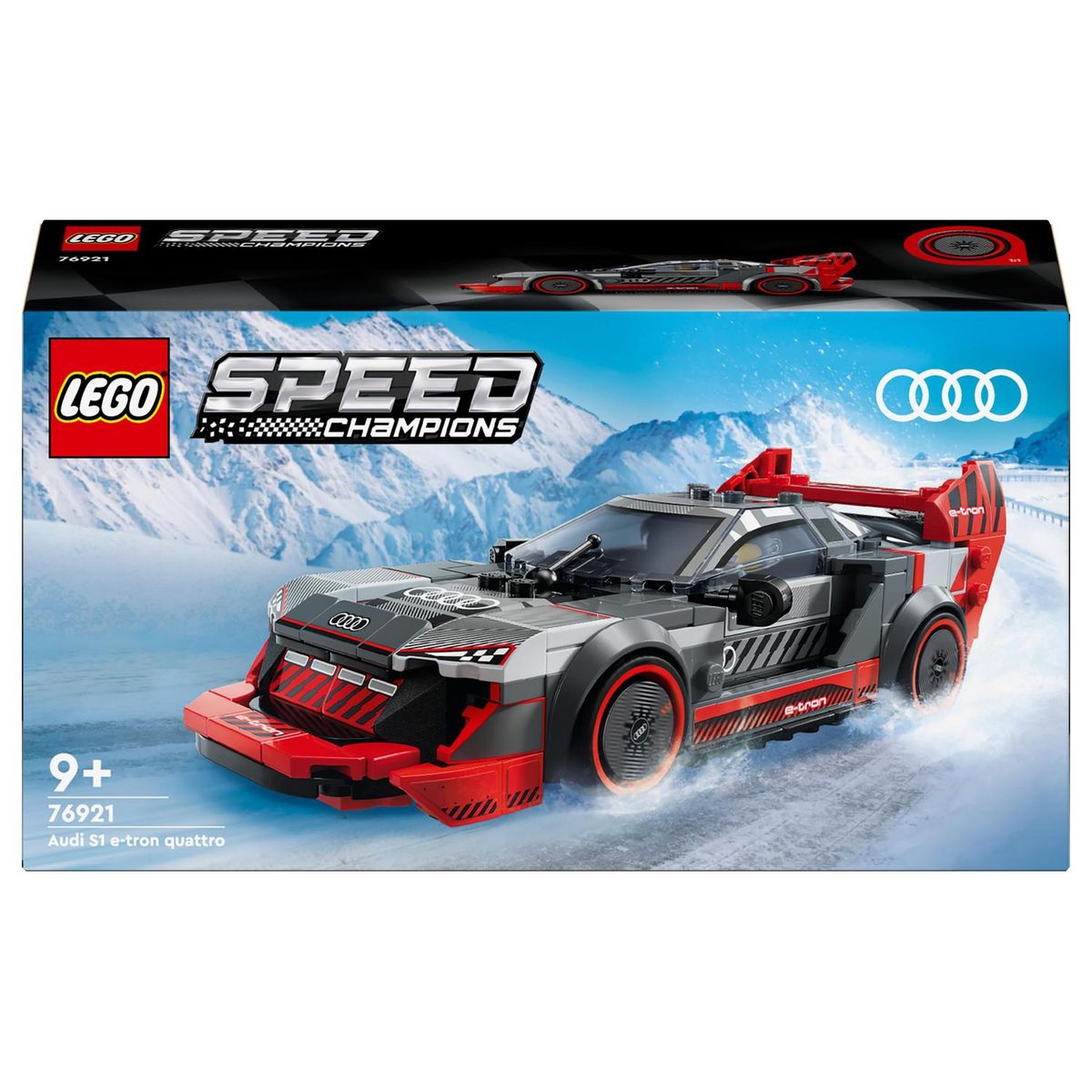 LEGO® Speed Champions Audi S1 E-tron quattro Race Car Building Toy Cars (274 Pieces) 76921