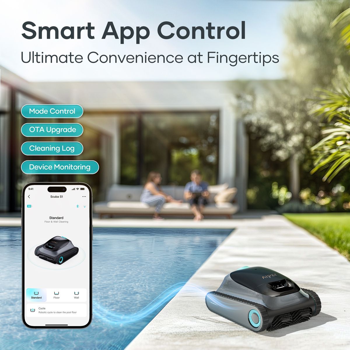 Aiper Scuba S1 Cordless Robotic Pool Cleaner AI0045584001
