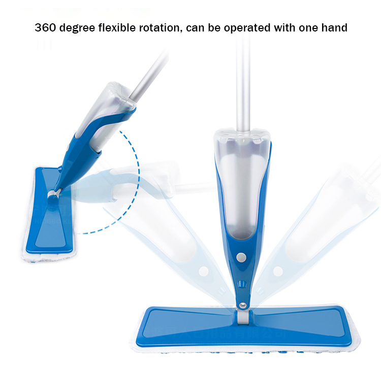 Kleaner Water Spray Mop Flat Mop Can Add Disinfectant Spray Mop 38cm 500ml KA2202.