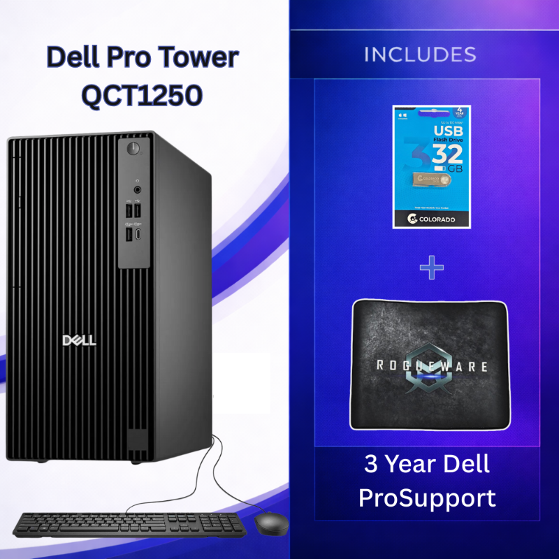 Dell Pro Tower QCT1250 - Intel Core Ultra 5 235 - 8 GB DDR5 - 512 GB SSD