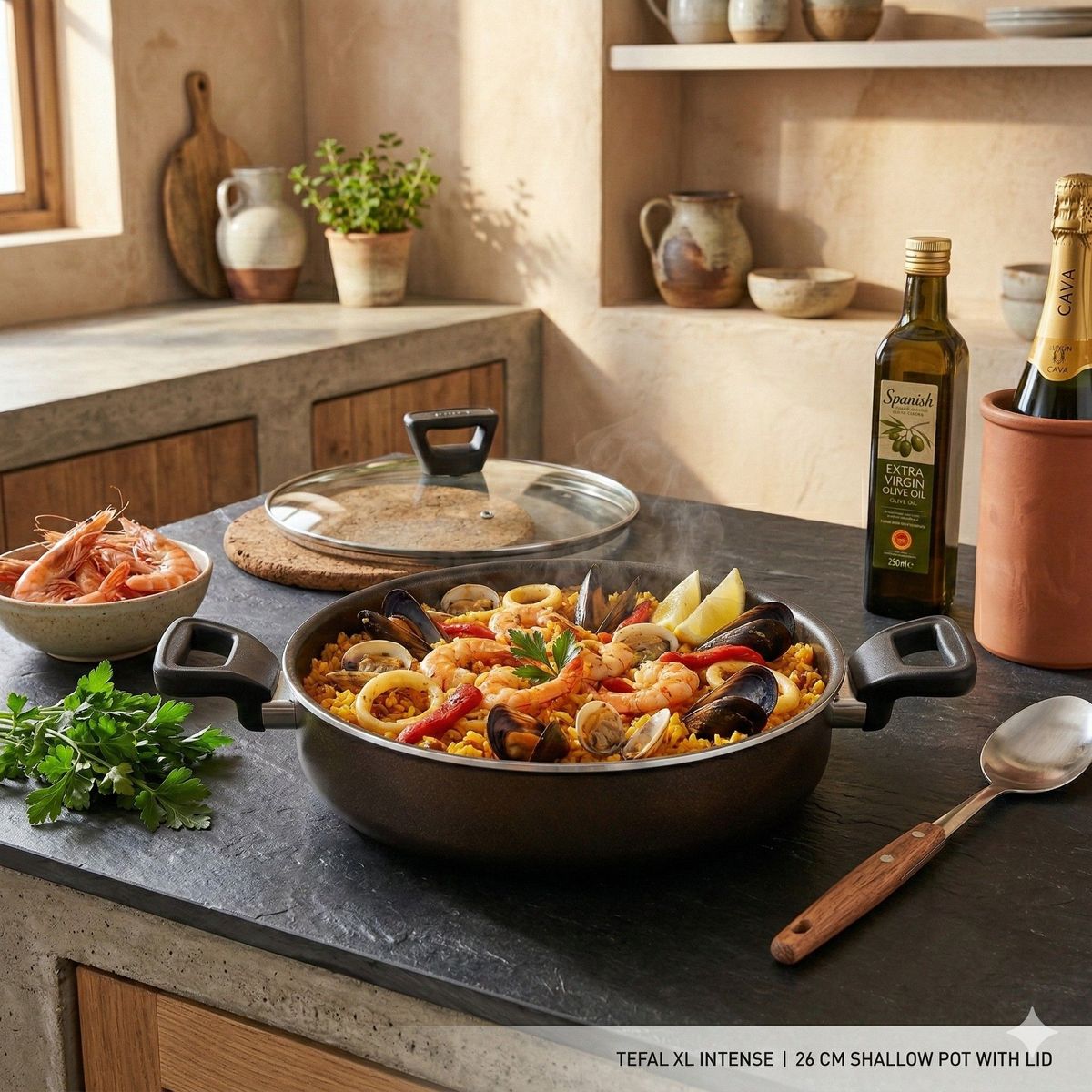 Tefal XL Intense Casserole With Lid 26cm C3847183