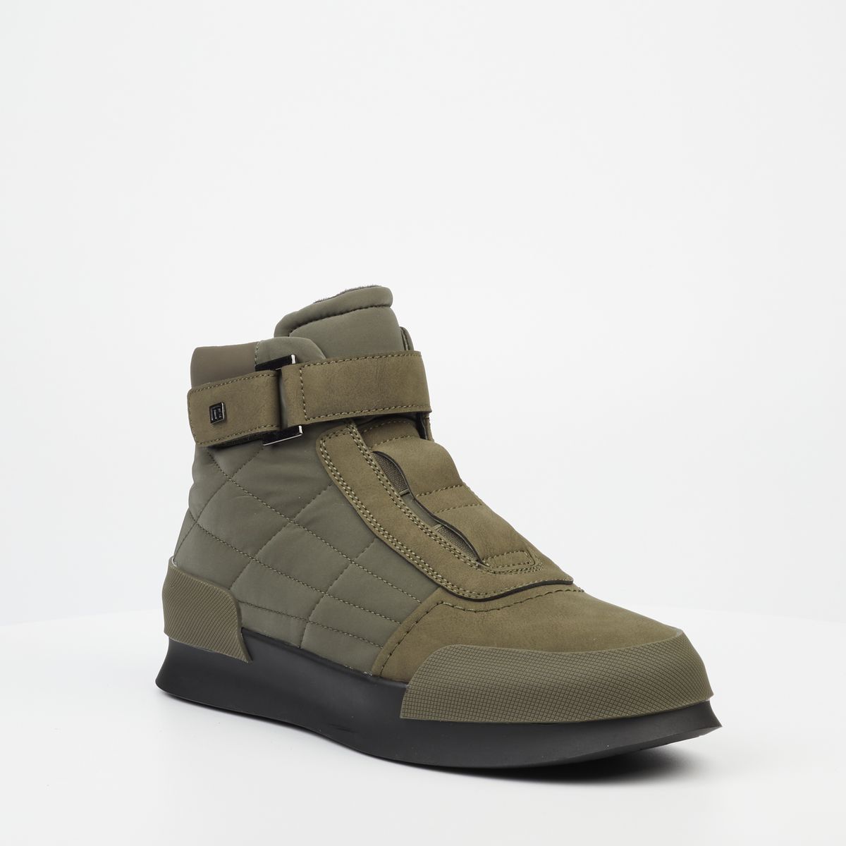 Mazerata Valentino 13 Faux Nubuck/Nylon-Olive