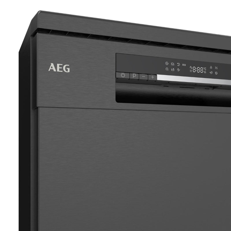 AEG 14 Place A++ Dishwasher - Black Stainless Finish AEGZA14DW1