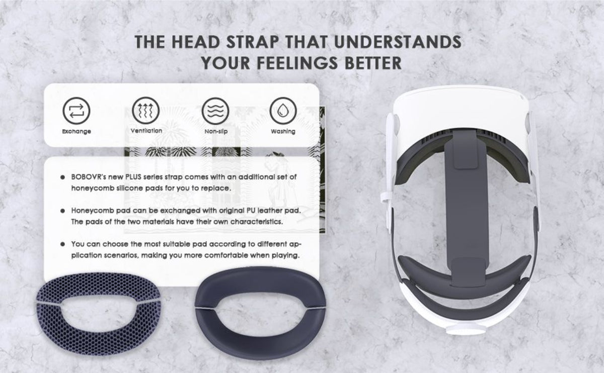 You said: BOBOVR M1 Plus Elite Head Strap for Oculus Quest 2 (8018916311129)