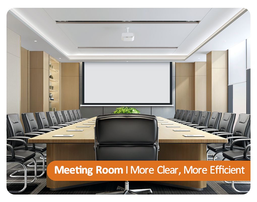 HTPNEO - 100"IN Manual Pull Down Projector Screen