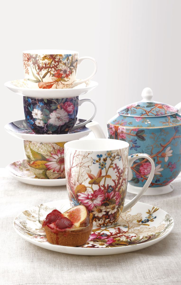Maxwell & Williams William Kilburn Coupe Mug 400ml Autumn Leaves WK10400