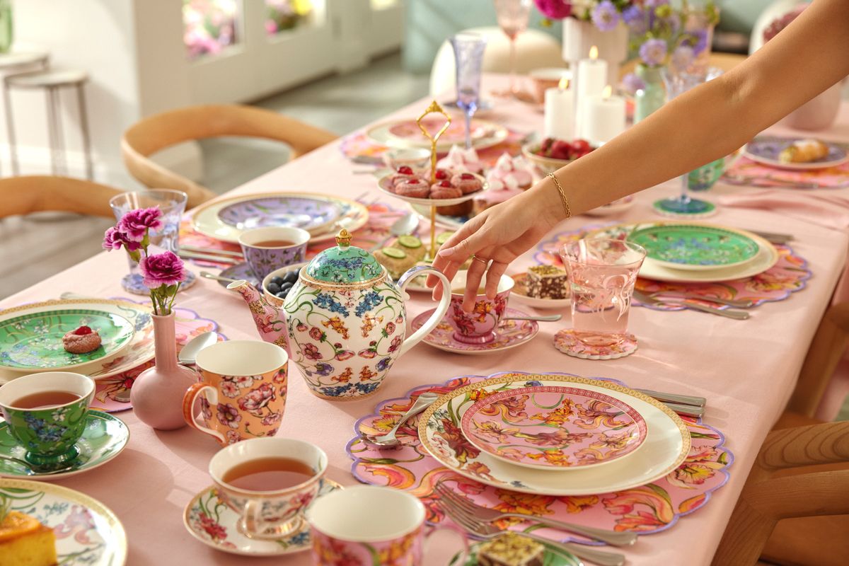 Maxwell & Williams Estelle Michaelides Mystique Demi Cup & Saucer Set of 2 90ml White HV0575G